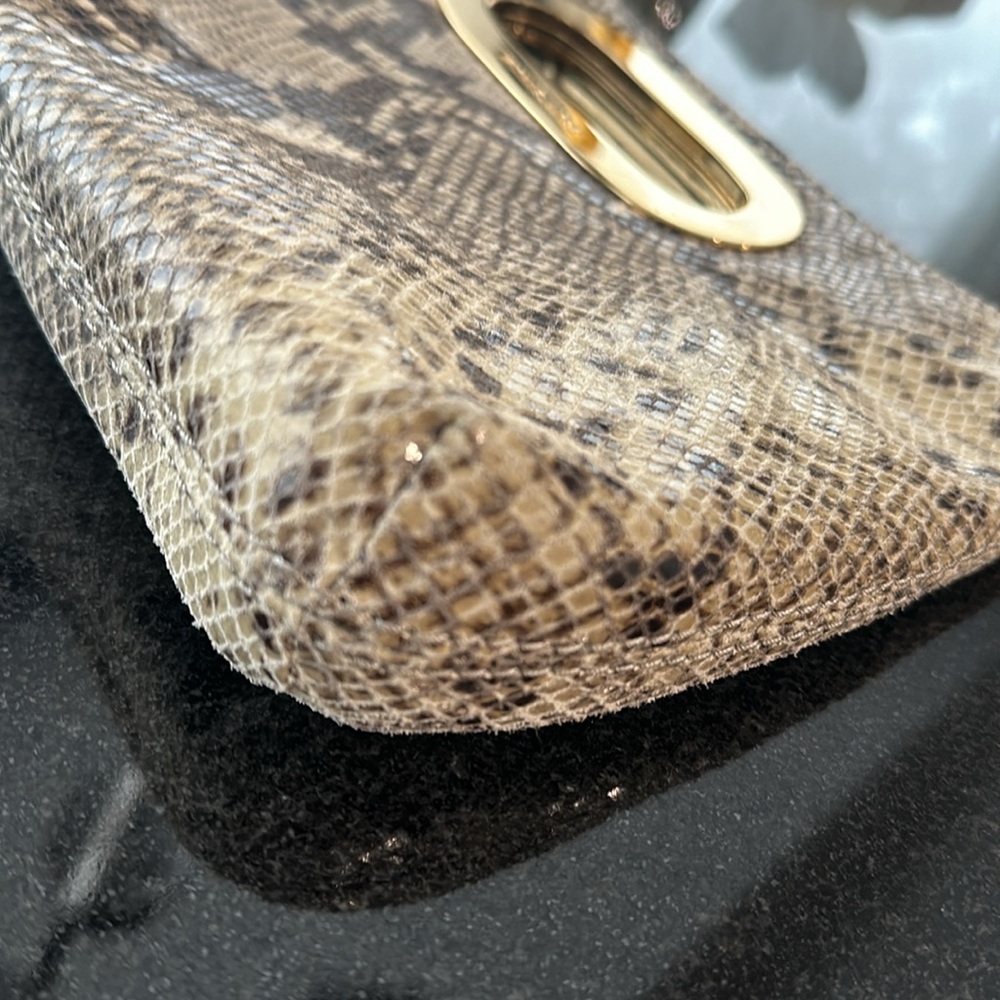 Python embossed clutch - Picture 6 of 7